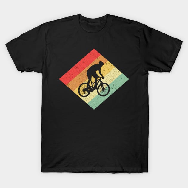 Retro Vintage 80s Mountain Biking Gift For Mountain Bikers T-Shirt by OceanRadar